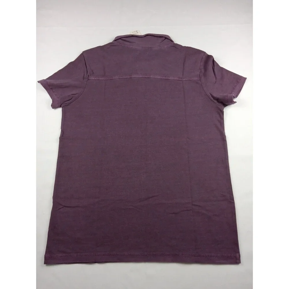 NWT Gymboree Boys Polo Shirt Size L 10-12 Purple Plum Short Sleeve Jumper